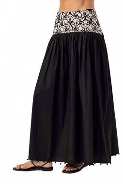 NEW SUNDAYS gwen maxi skirt in black